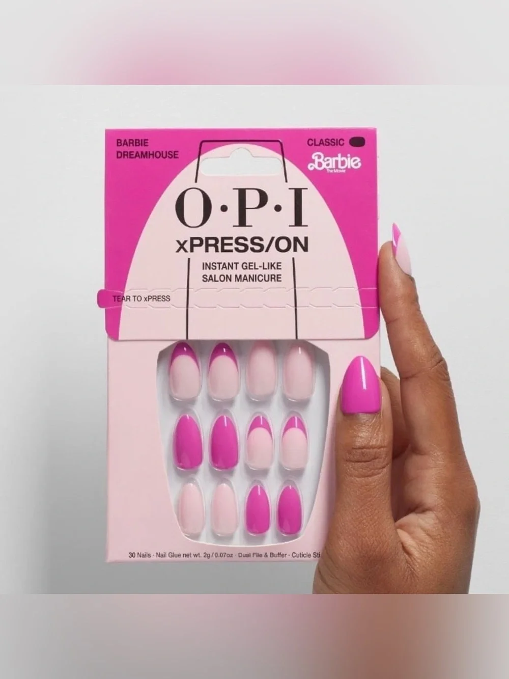 OPI x Barbie xPRESS/On Press On Nails Barbie Dreamhouse